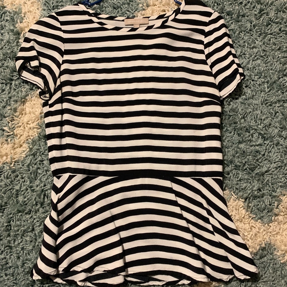 Banana Republic Peplum Top Size 10P